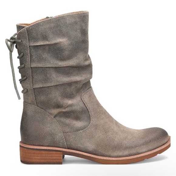 NWT Aqua Sofft Sharnell Charcoal Lace Up Boots Waterproof Western boho Sz6 Rodeo - Picture 14 of 14